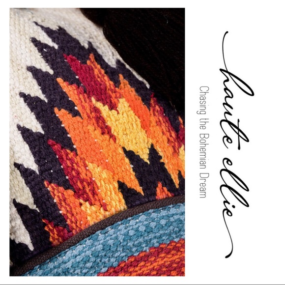 Southwest Zapotec Style Bucket Tote Bag - Picture 6 of 8